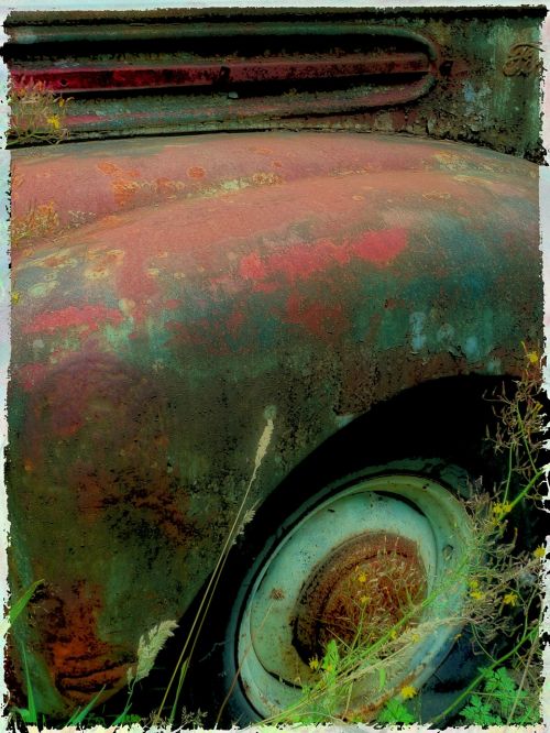 rusty old truck