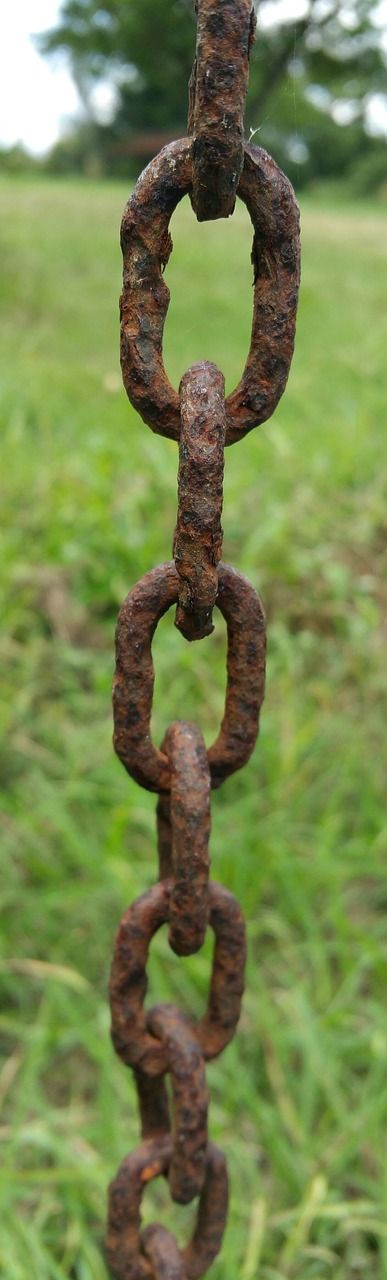 rusty chain rust chain