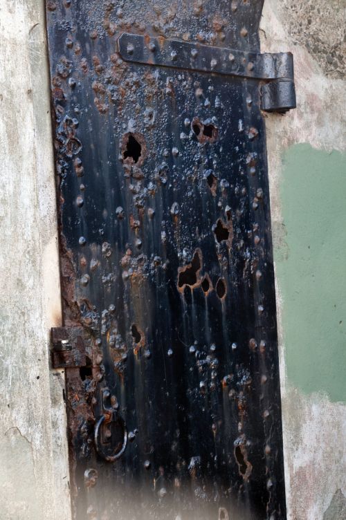 Rusty Steel Door