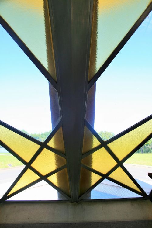 Saaf Memorial Stained Glass Inside