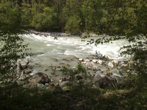 saalachstrasse river rapids
