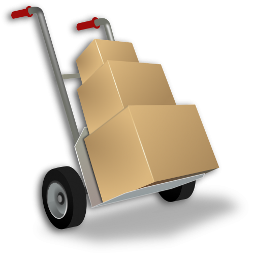 sack barrow load shipment