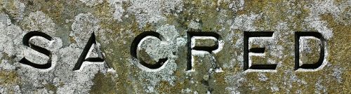 sacred inscription grave