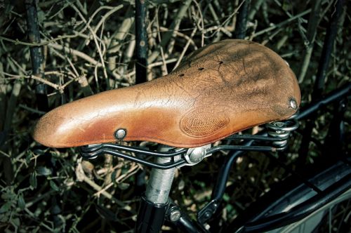 saddle bicycle saddle leather saddle