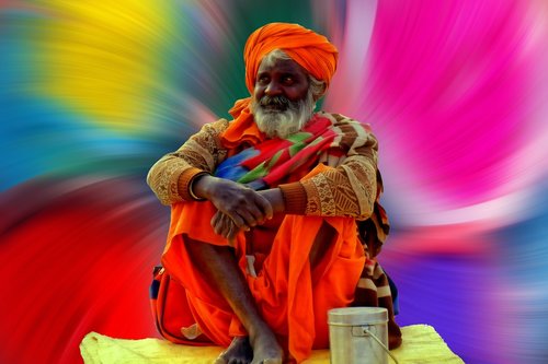 sadhu  color  colorful