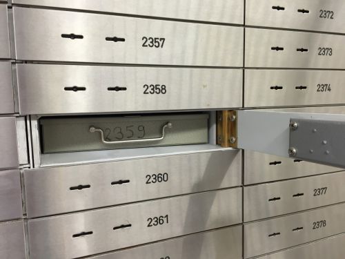 safe bank safe deposit box
