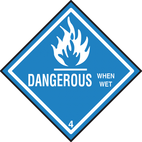 safety wet warning