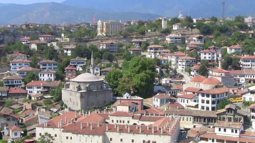 safranbolu city houses cityscape
