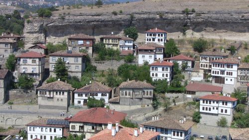 safranbolu city houses cityscape
