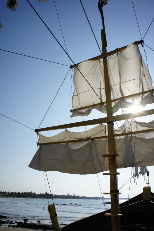 sail canvas sunlight