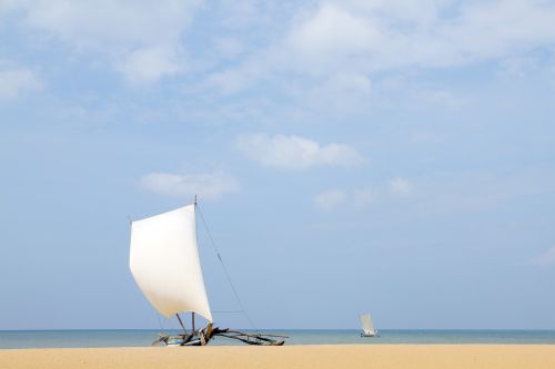 sail boat beach