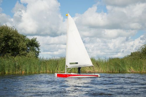 sail boat lake