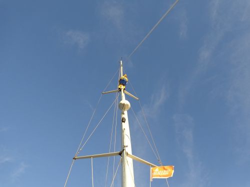 sail mast leash