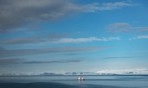 sail boat  water  sea