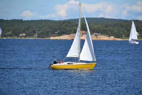 sail boat sea norway