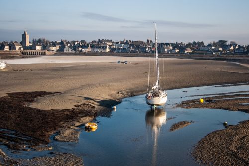 sailboat reflection sea