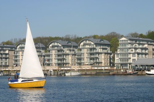 sailboat harbor flensburg