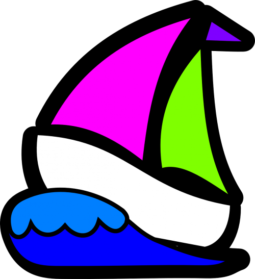 sailboat wave yacht