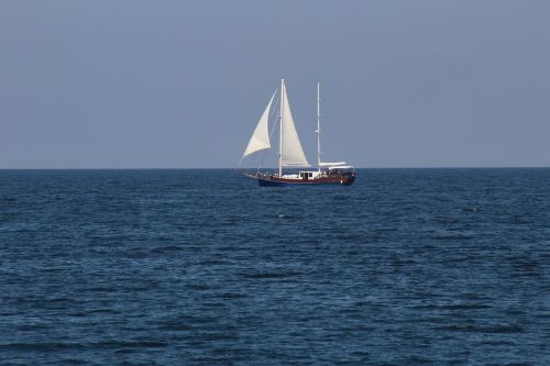 sailboat sea water