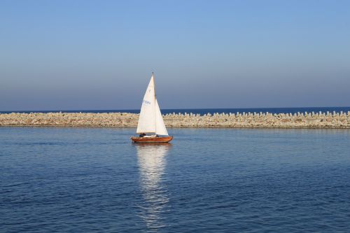 sailboat the baltic sea sea