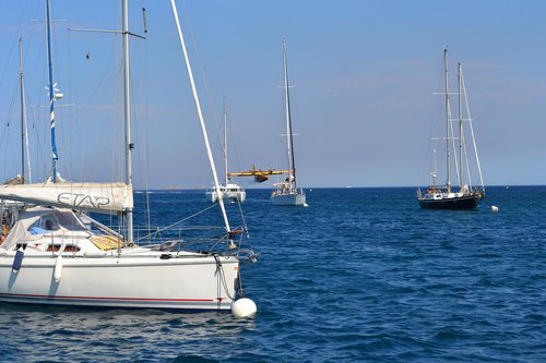 sailboat  yacht  sea