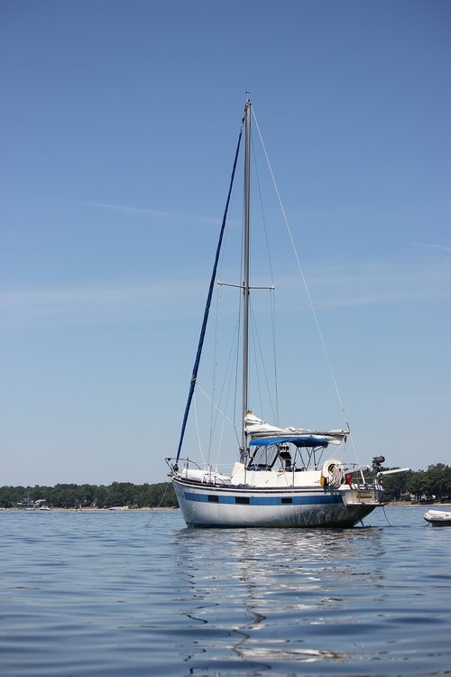 sailboat  vacation  lake