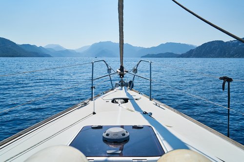 sailboat  boat  blue