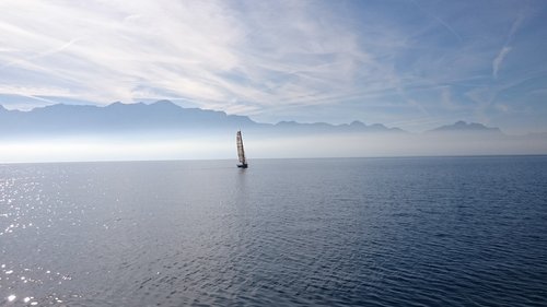 sailboat  lake  sailing