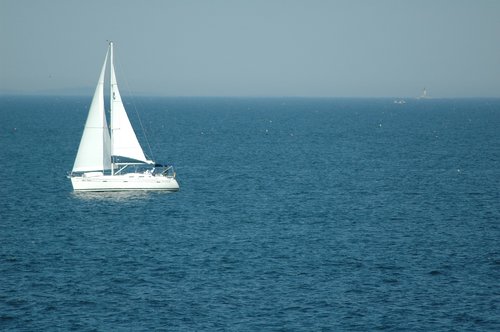 sailboat  water  ocean