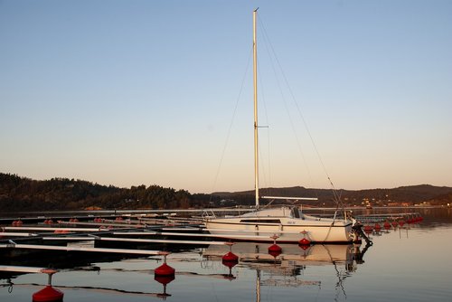 sailboat  port  water