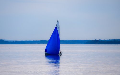 sailboat  lake  boat