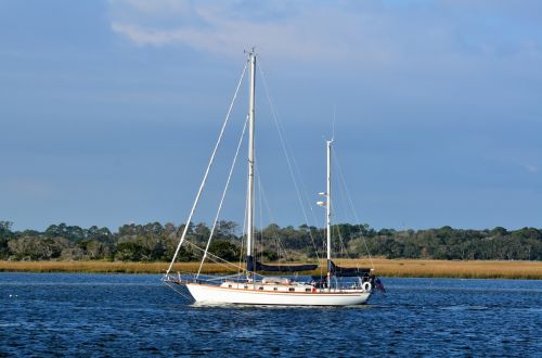 Sailboat On The River