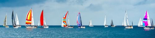 sailboats yachts race