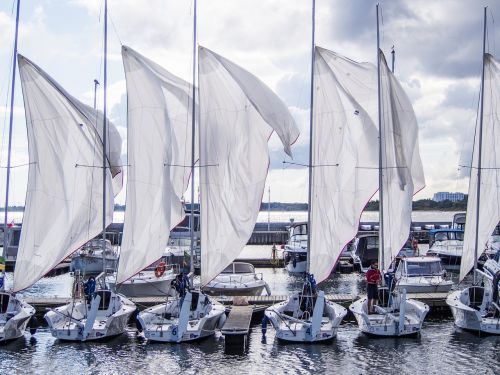 sailboats boating marina