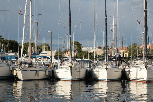 sailboats harbor port