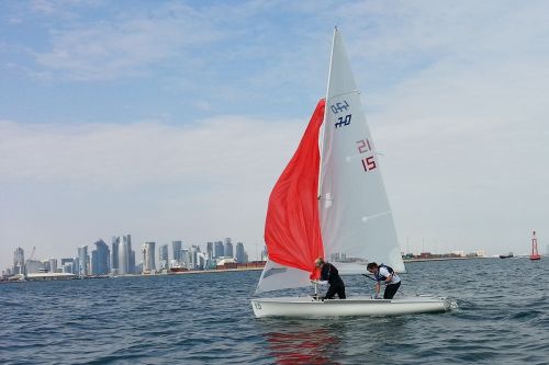 sailboats racing competition