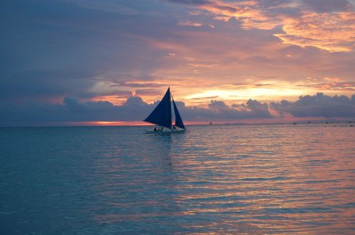 sailing sunset philippines