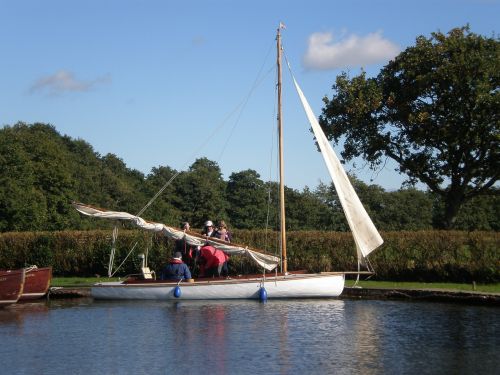 sailing norfolk broads hunter's yard