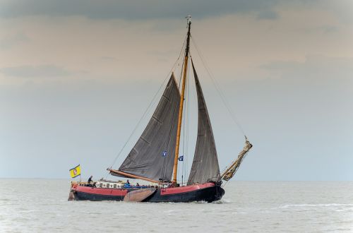 sailing wadden sea tjalk
