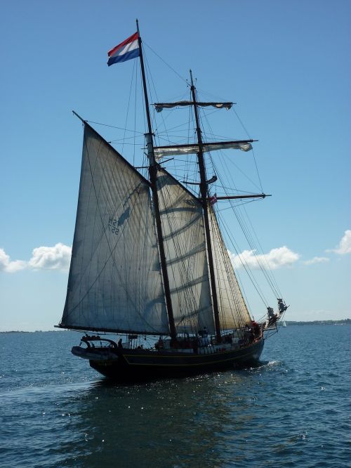sailing boat sea sail