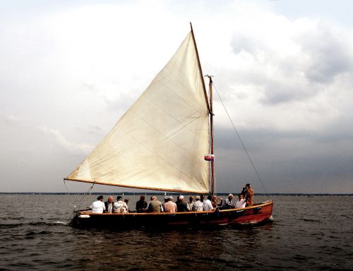 sailing boat sail steinhuder sea