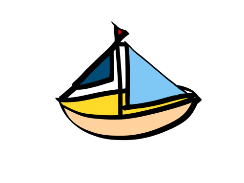 sailing boat cartoon ship