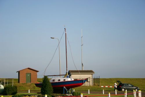 sailing boat sea boot