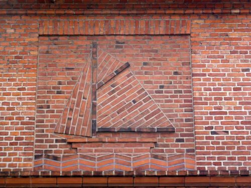 sailing boat wall brick