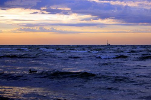 sailing boat baltic sea sea