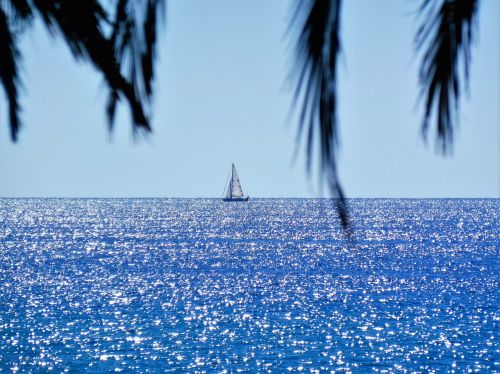 sailing boat sea mediterranean