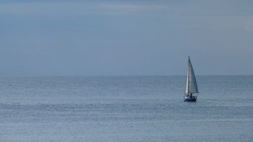 sailing boat sea sail