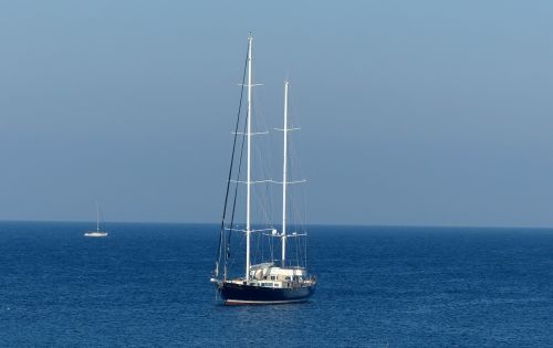 sailing boat mediterranean blue
