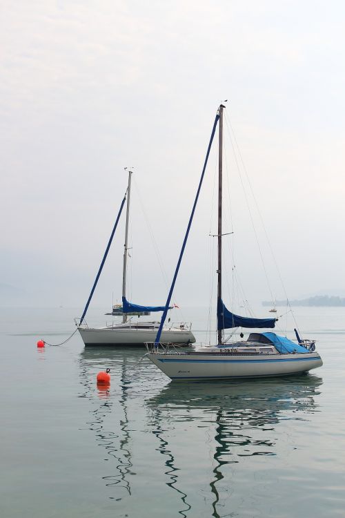 sailing boat lake sail