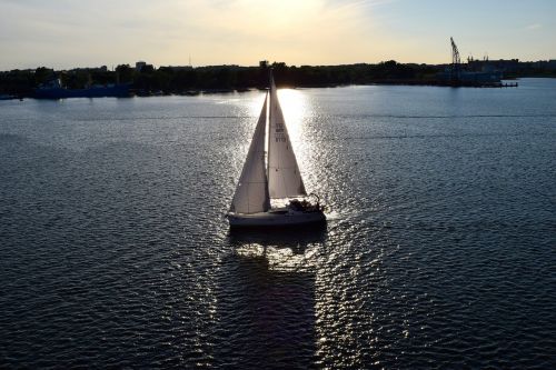 sailing boat sail water sports